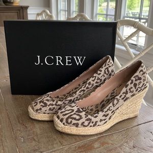 J.Crew Seville Printed Espadrilles Wedge